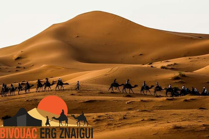Bivouac Erg Znaigui Hotel เมอร์ซูกา ภายนอก รูปภาพ